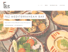 Tablet Screenshot of fezdining.com